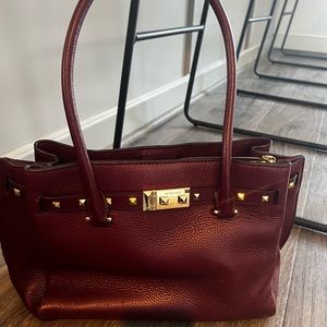 Michael kors leather shoulder bag